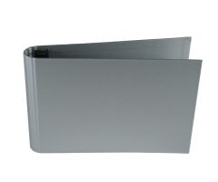 1"-ring landscape binder Milazzo Barolo Silver