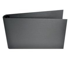 1"-ring landscape tabloid binder Arezzo Rete Charcoal