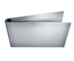 1"-ring landscape tabloid binder Milazzo Barolo Silver