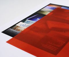 Frost Layer Sheet - Letter Size - Pack of 10 - Red