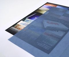 Frost Layer Sheet - Letter Size - Pack of 10 - Blue